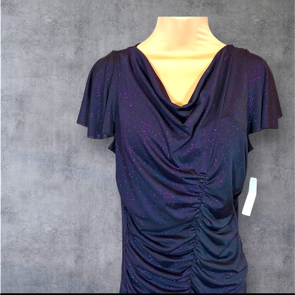 Allen B By Allen Schwartz Purple Blouse